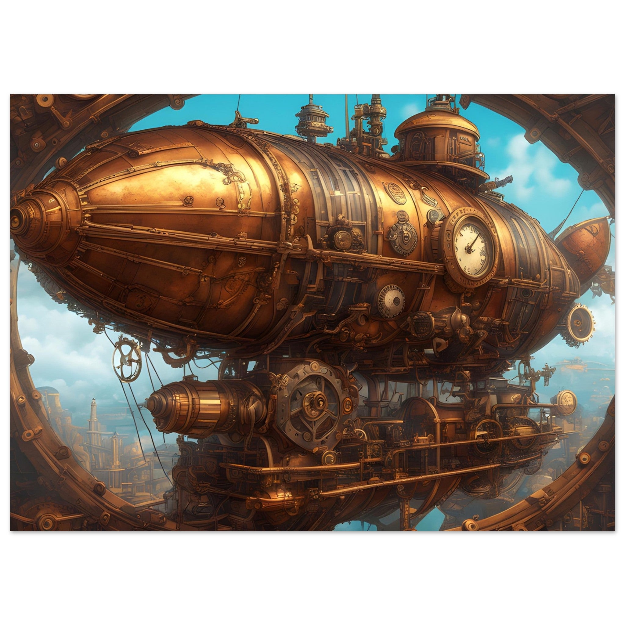 Steampunk Art - The Aether Voyager