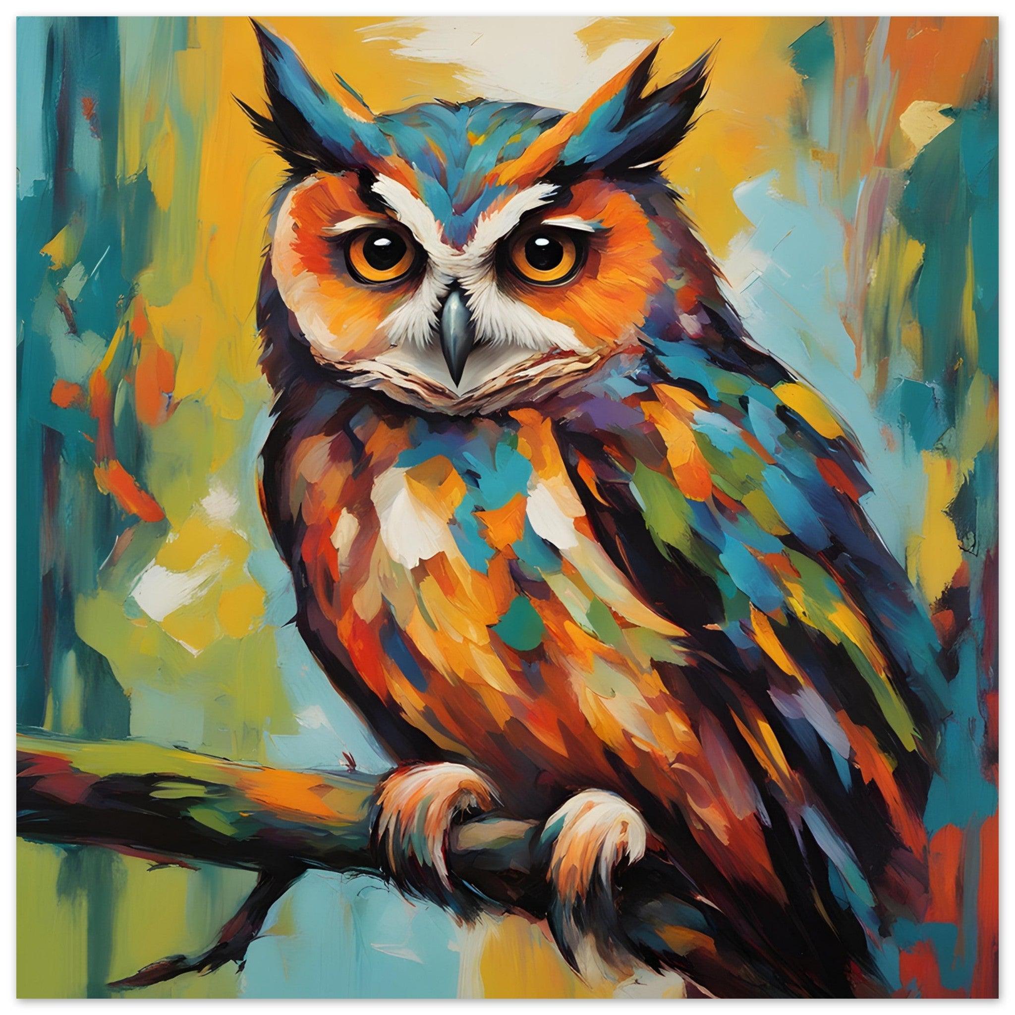 Woodland Owl By Reflectapix - wall art, home decor, kitchen art, wall decor, wall murals, wall prints, room decor, artwork prints, wall artwork, art to print, art on wall