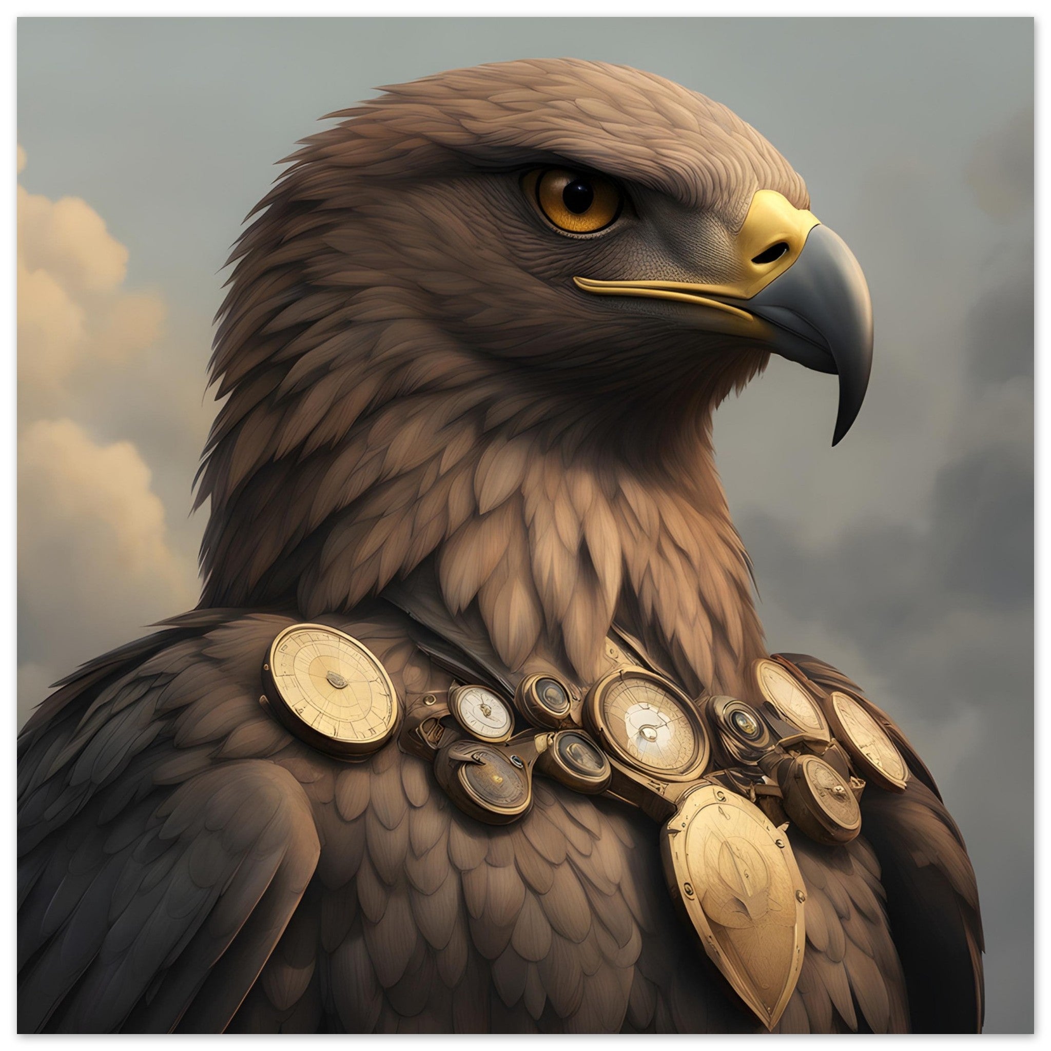 Steampunk Art - Captain Eagle